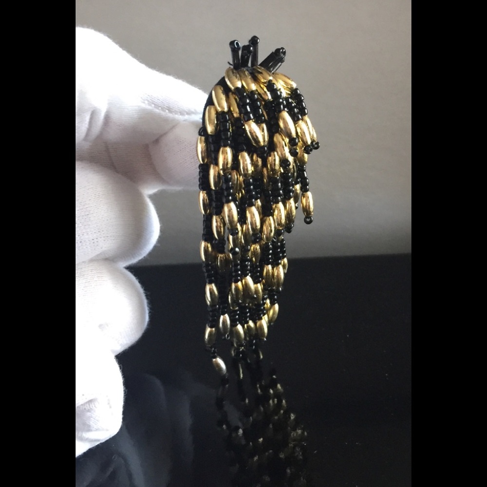 Long Drop Dangle Tassel Retro Earrings( Clips) - Picture 5 of 6